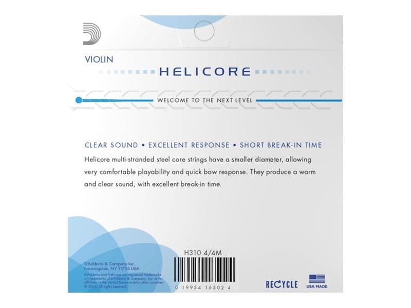 Daddario D Addario Bowed seule (La) violon D Addario Helicore