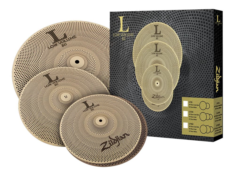 Zildjian low volume 13"-14"-18"