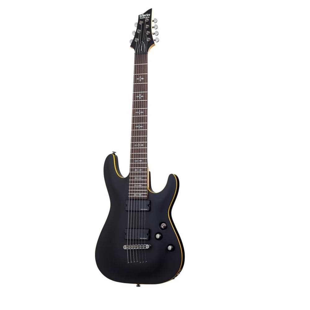 Schecter Demon-7 aged black satin
