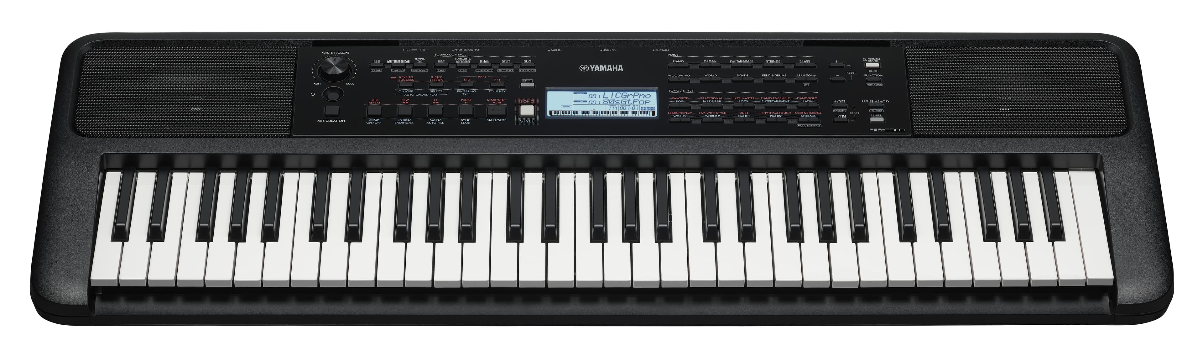 Yamaha PSR-E383 Clavier arrangeur Noir