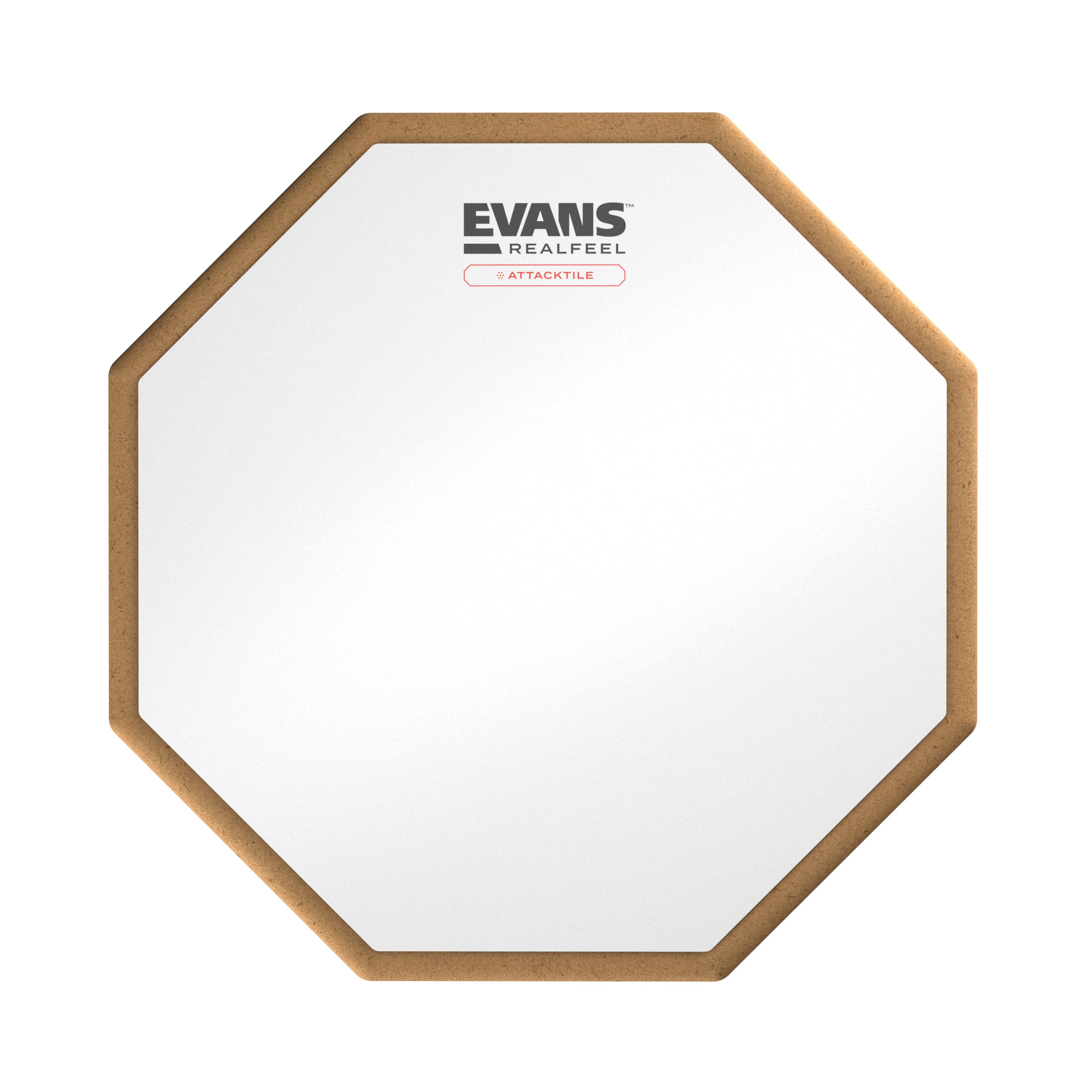 Evans RealFeel Attacktile Pad d entraînement montable 10 pouces