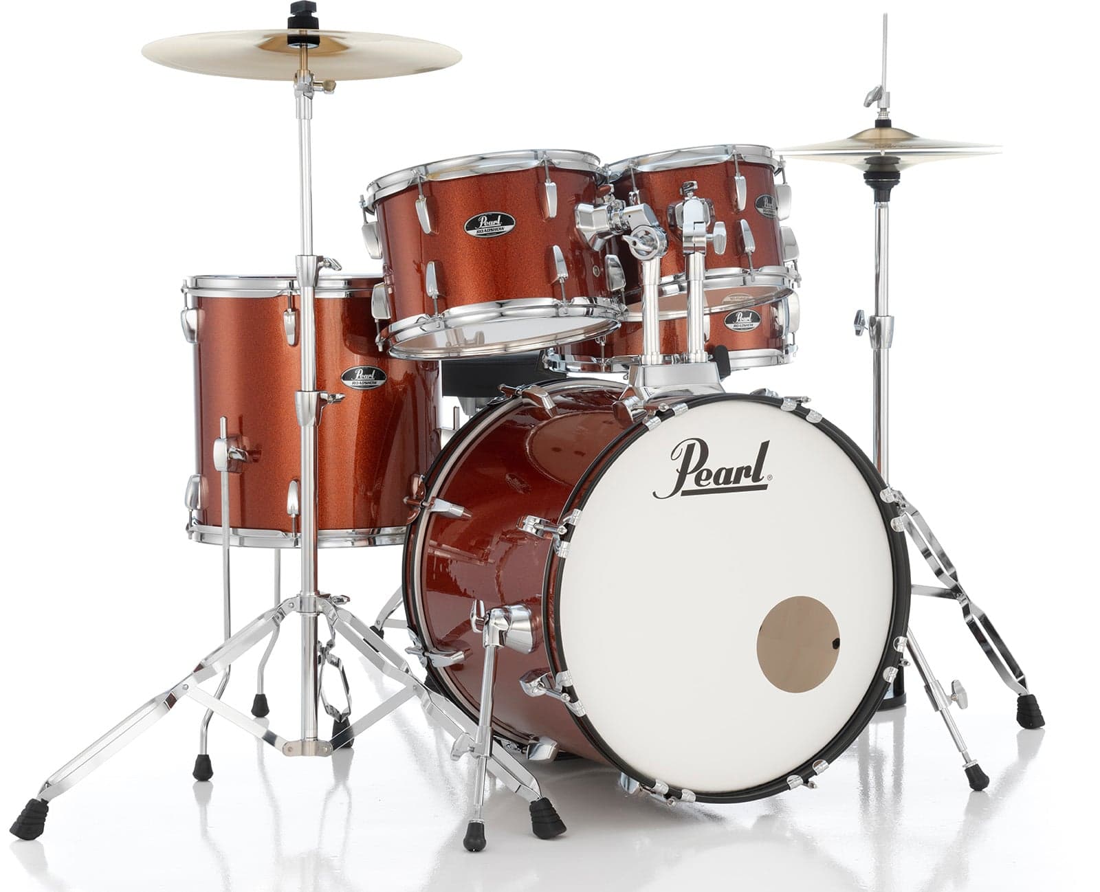 Pearl Roadshow fusion 20" + pack Sabian Solar Burnt Orange Sparkle