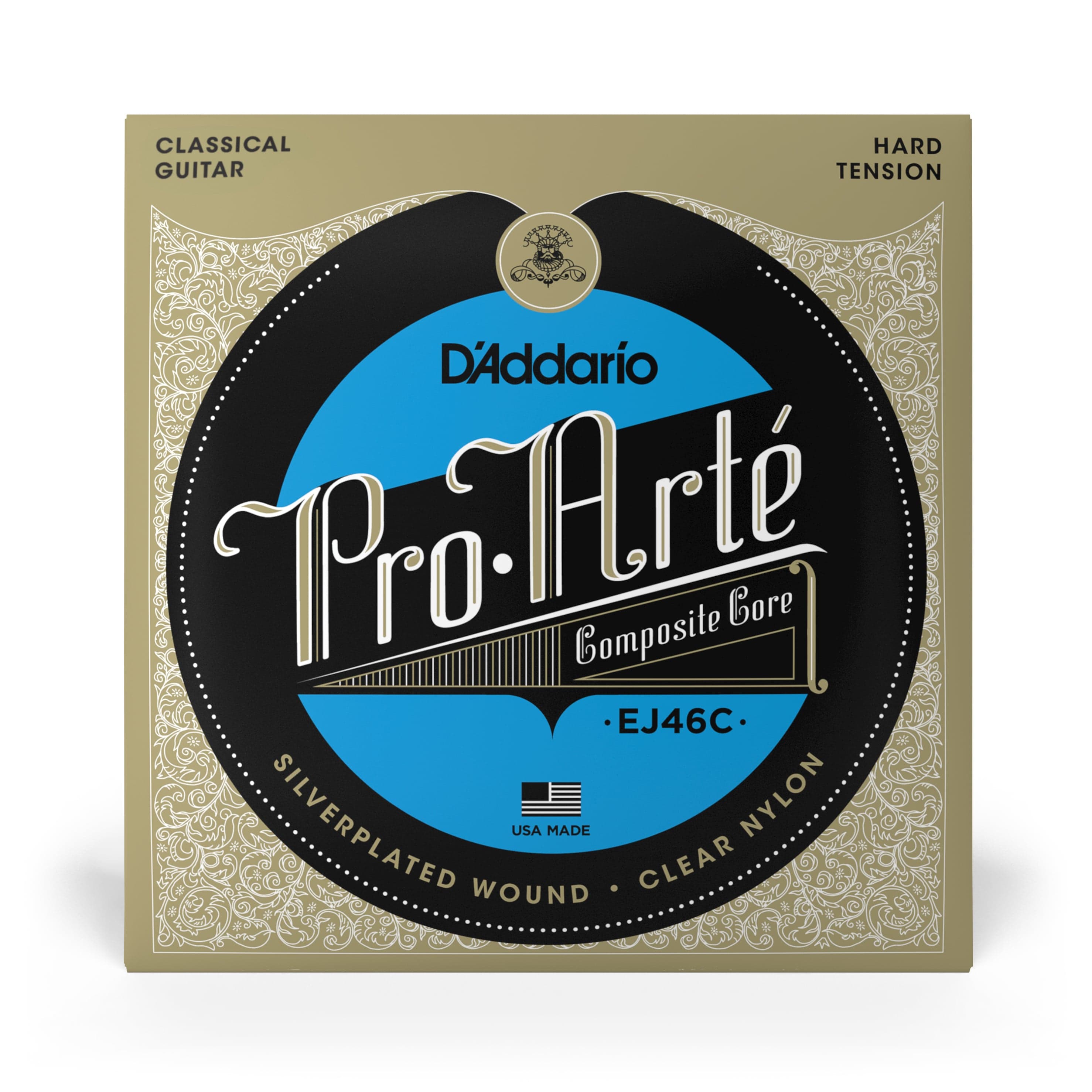 Daddario D Addario Pro-Arte EJ46C Cordes composites pour guitare classique .0285 .046
