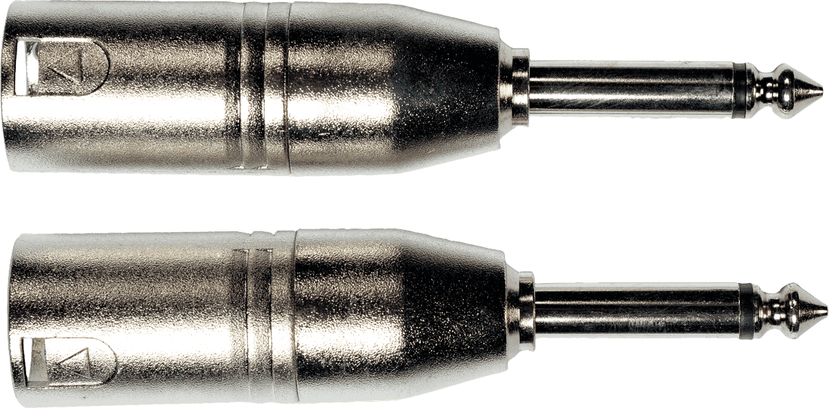 Yellow Cable Adaptateur Jack 6.35 mâle-XLR mâle