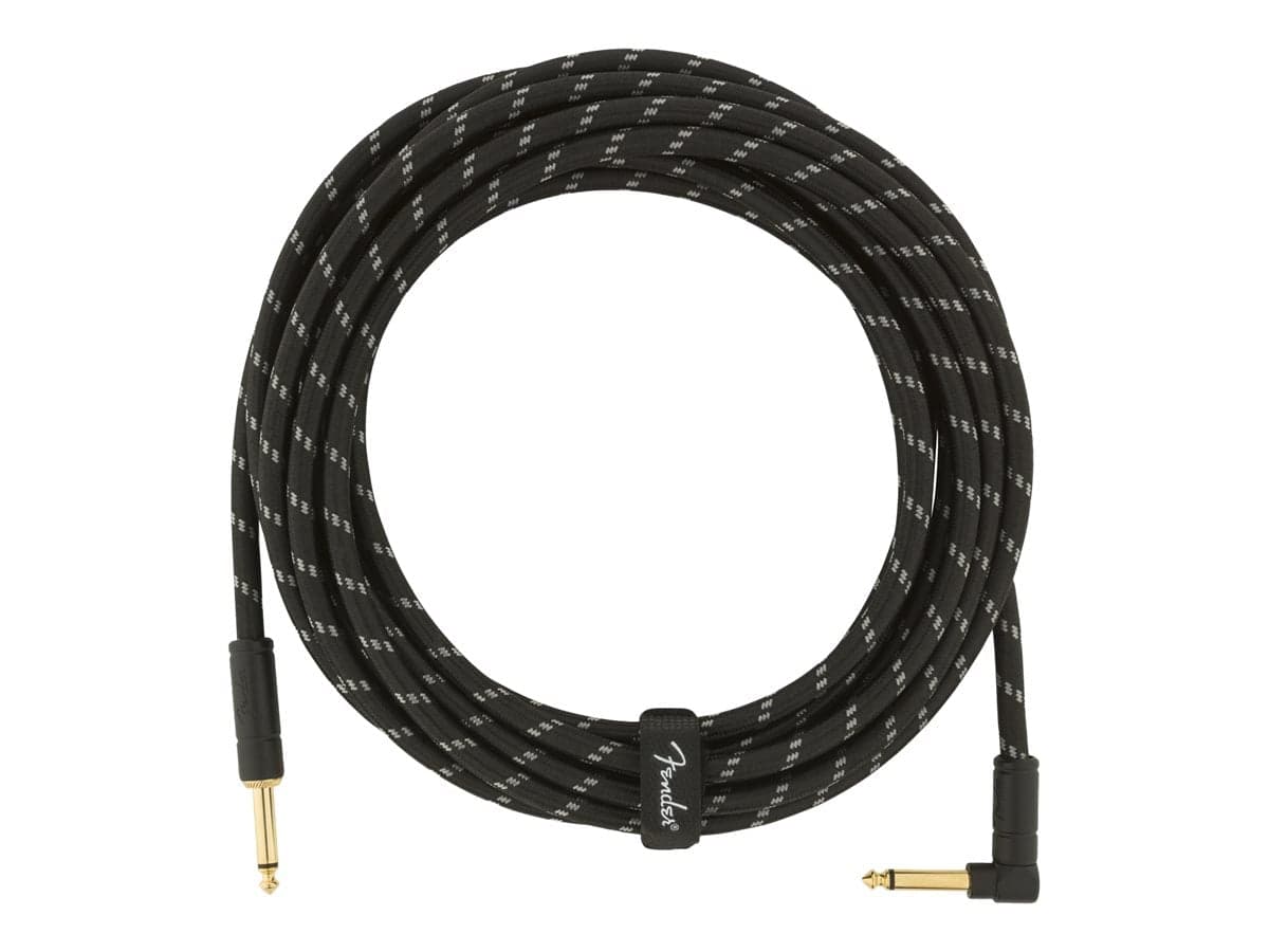 Fender Deluxe 18.6 Câble tweed pour instrument Noir