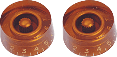 Yellow Parts EZ1219A Boutons de réglage pour guitare LP Ambre