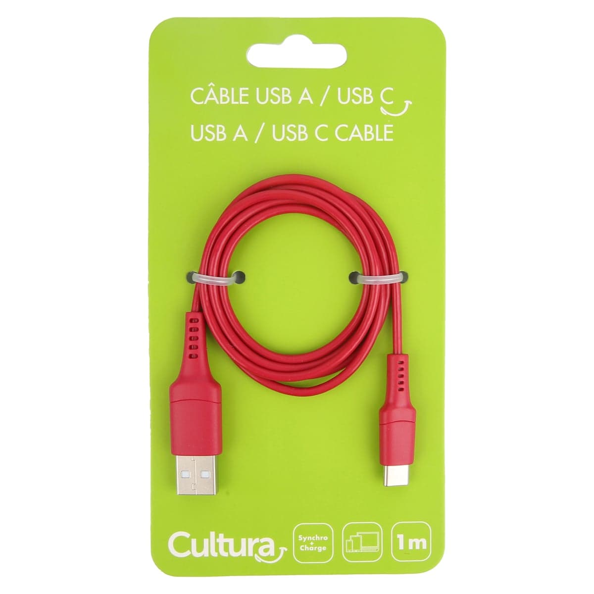 Cultura USB-A vers -1 Rouge