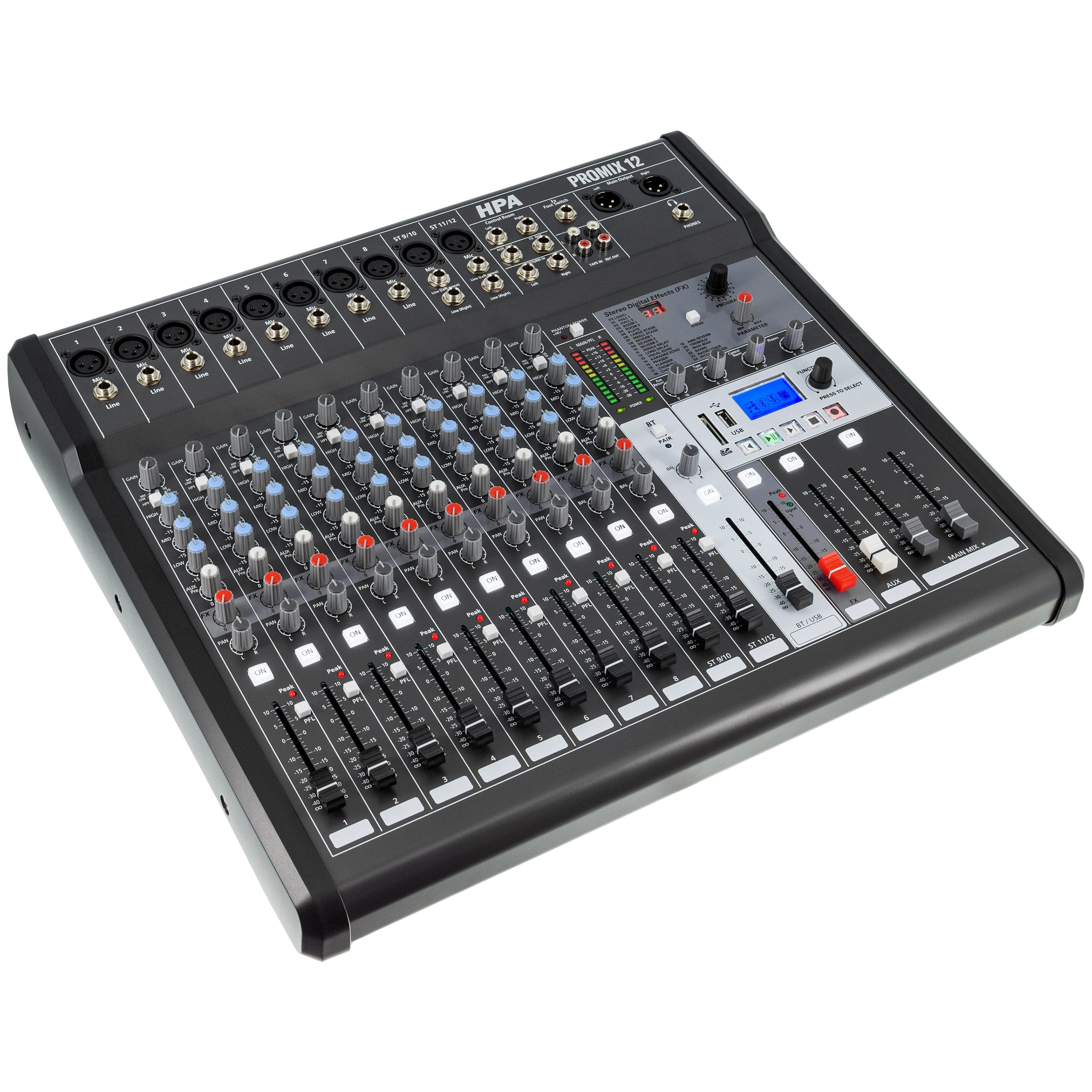 HPA Console de mixage analogique Promix 12