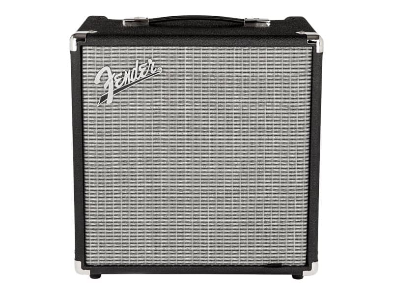Fender Rumble 25 Amplificateur combiné basses pour guitare basse bass reflex 25 Watt noir et argent
