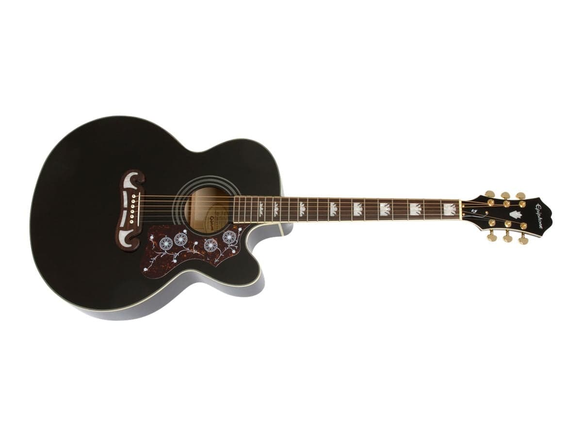 Epiphone EJ-200CE noire