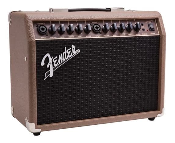 Fender Acoustasonic 40 combiné pour guitare acoustique-électrique, microphone 40 Watt brun, Blé