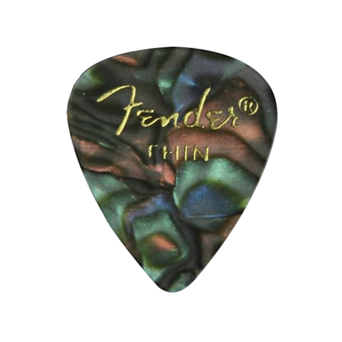 Fender Lot de 12 médiators Thin Abalone