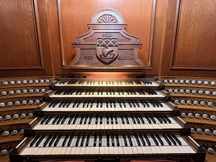 Affiche, Audition d'orgue de François Olivier