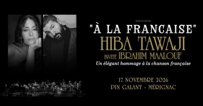 Affiche, Hiba Tawaji invite Ibrahim Maalouf - À la française