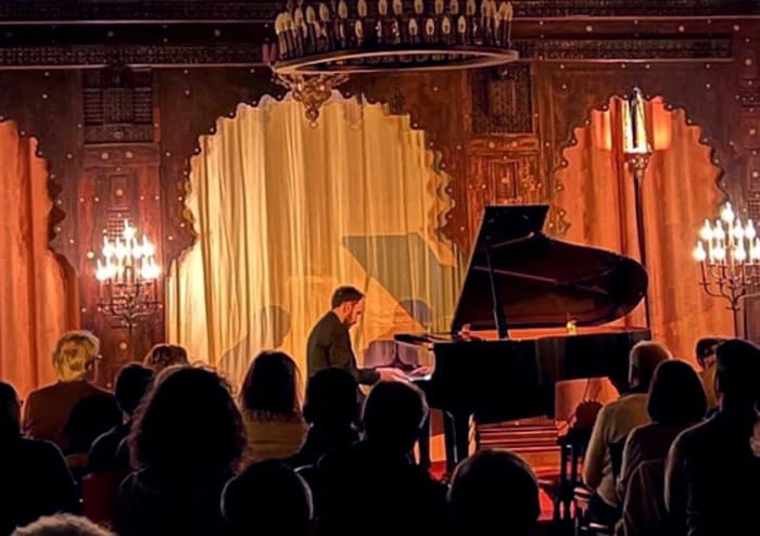 Affiche, Récital de Piano aux Chandelles