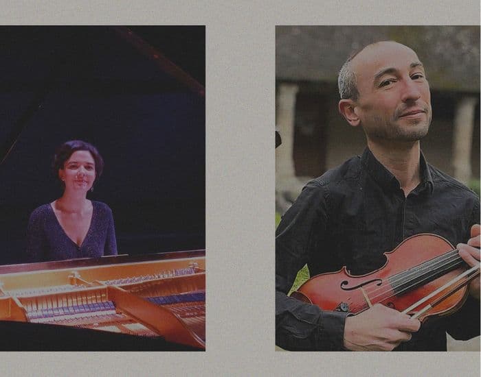 Affiche, Clara et Robert Schumann