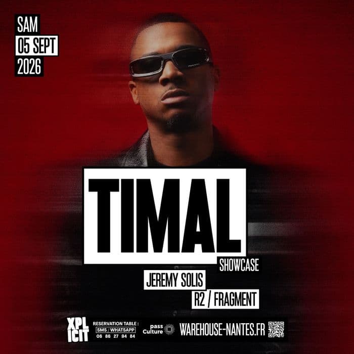 Affiche, XPLICIT invite TIMAL en showcase exclusif à Nantes