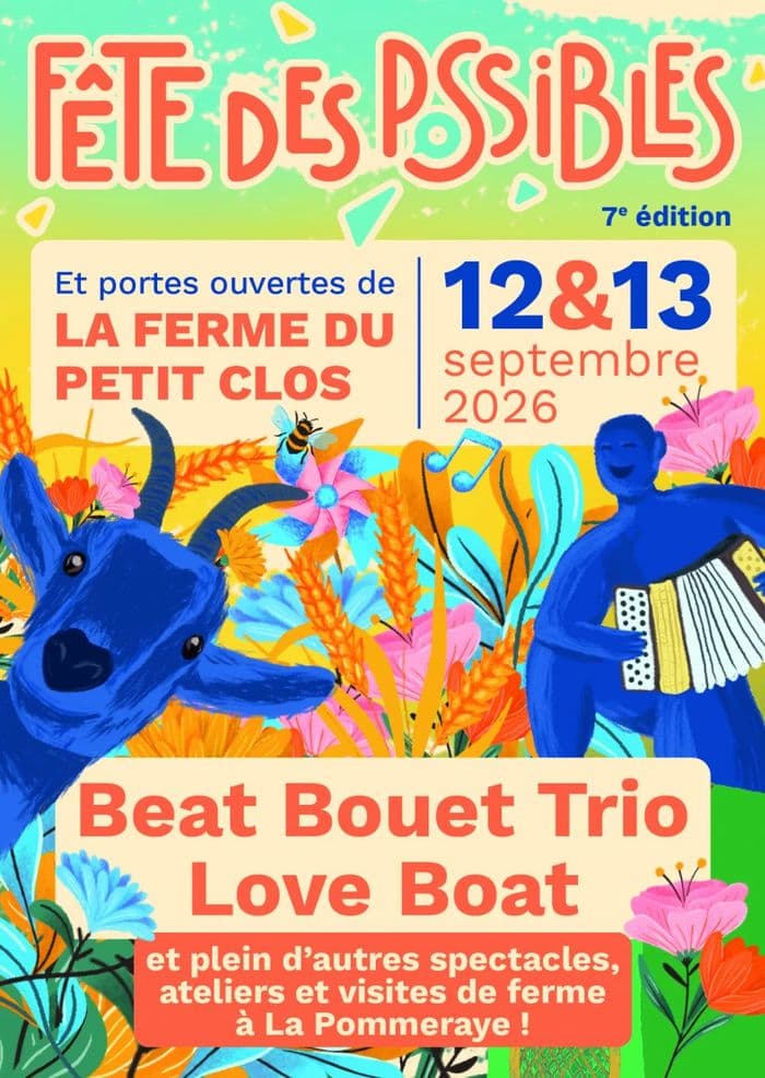 Affiche, Beat Bouet Trio à la Fête des possibles, 7e édition
