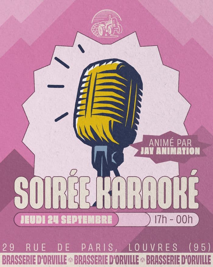 Affiche, Soirée Karaoké