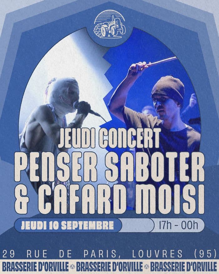 Affiche, Jeudi Concert [Penser Saboter & Cafard Moisi]