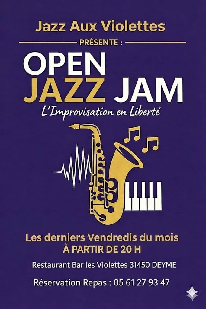 Affiche, Open Jazz JAM