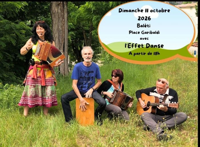 Affiche, balèti avec l'Effet danse