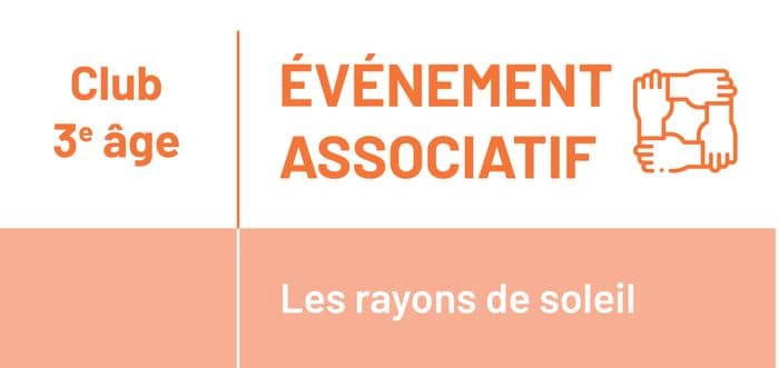 Affiche, Thé dansant de l’association Les rayons de soleil - Dimanche 18 Octobre