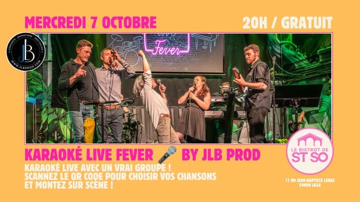Affiche, Karaoké Live Fever
