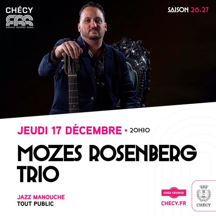 Affiche, Mozes Rosenberg Trio - Saison Culturelle 26/27