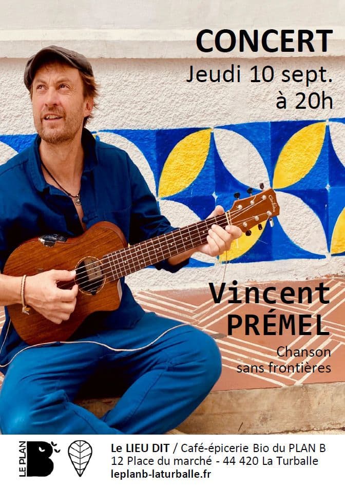 Affiche, Concert : Vincent Prémel