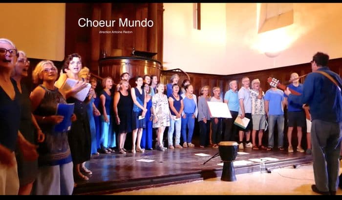 Affiche, Saison musicale - Chœur Mundo
