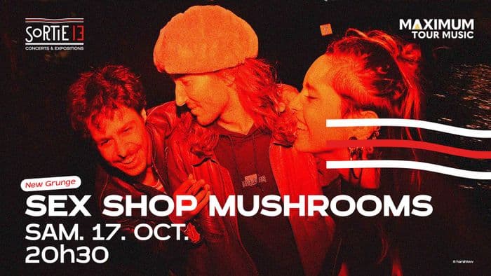 Affiche, Concert "Sex Shop Mushrooms"