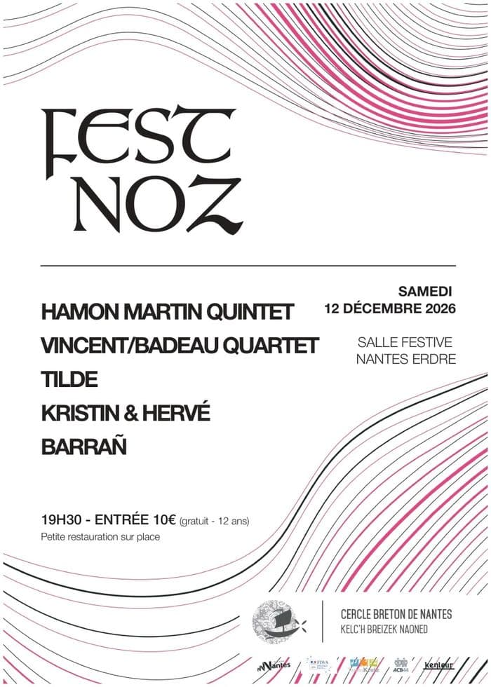 Affiche, Fest-noz du Cercle Breton de Nantes