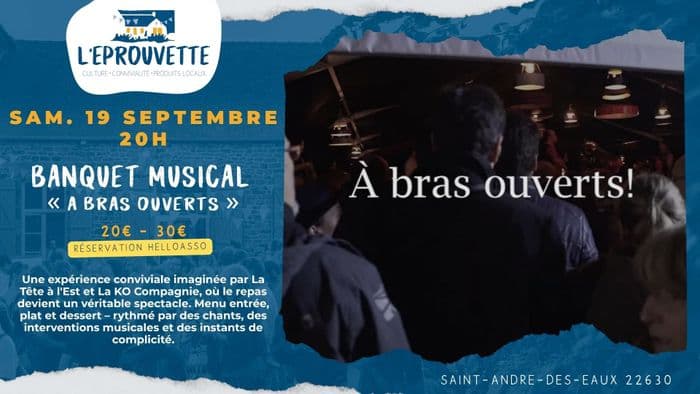 Affiche, "A Bras Ouverts"