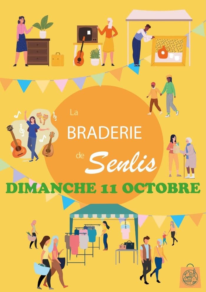 Affiche, Braderie de Senlis