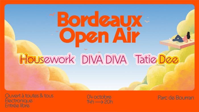 Affiche, Bordeaux Open Air - Parc de Bourran - 04.10