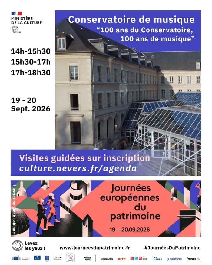 Affiche, 100 ans du Conservatoire, 100 ans de musique