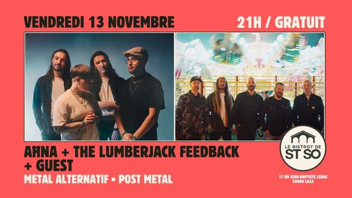 Affiche, AĦNA + The Lumberjack Feedback + Guests
