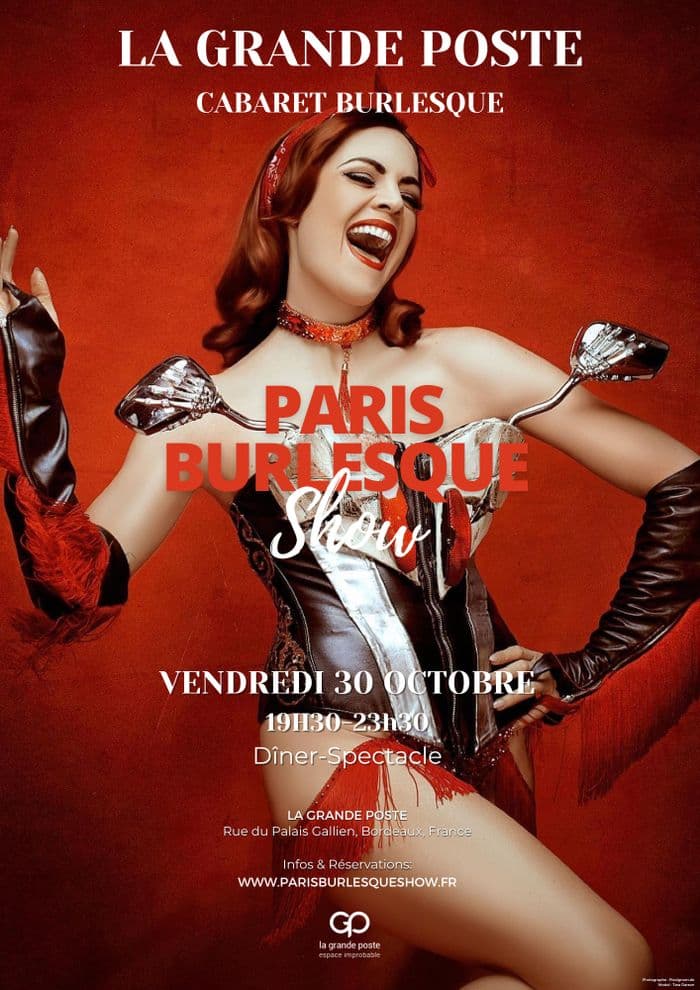 Affiche, Cabaret - Paris Burlesque Show à Bordeaux