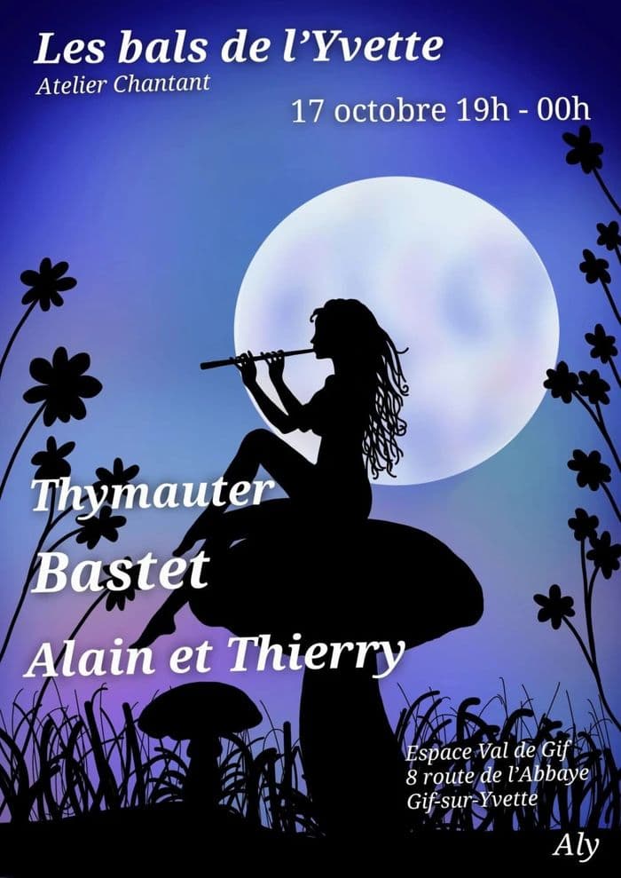 Affiche, Bal Thymauter, Bastet, Duo Alain-Thierry