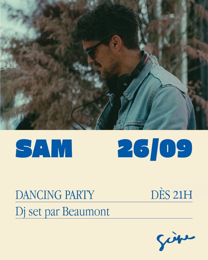 Affiche, DANCING PARTY // Dj set par Beaumont
