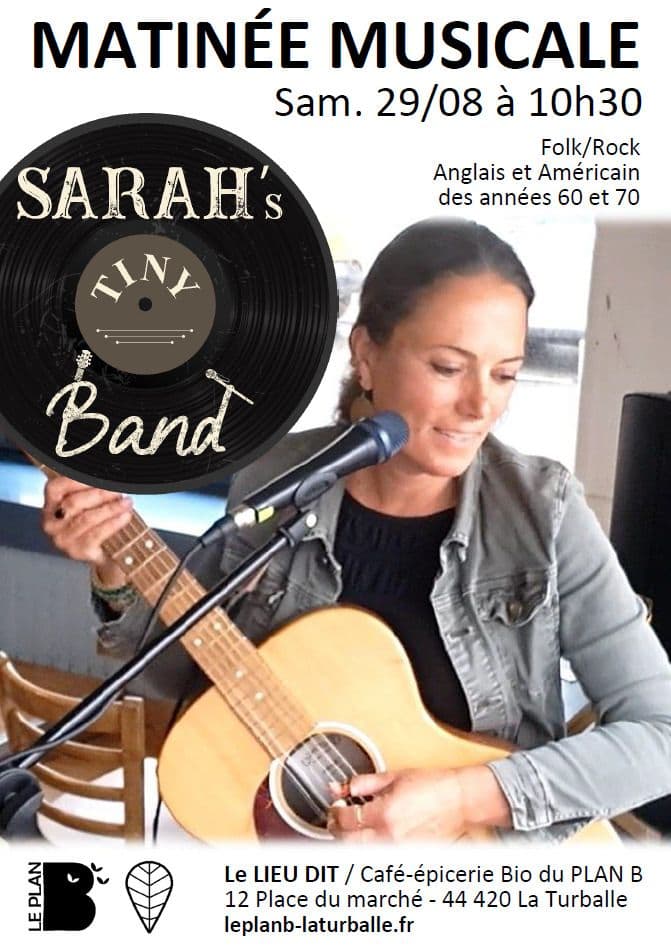 Affiche, Matinée musicale : Sarah's Tiny Band
