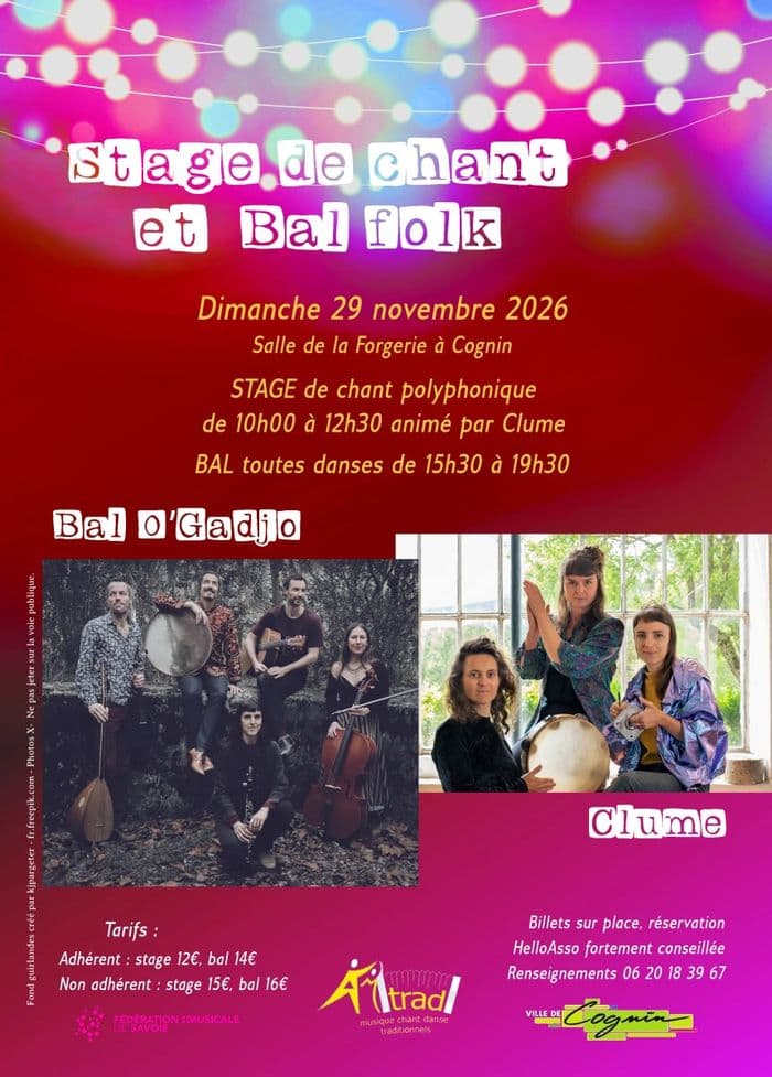 Affiche, bal d'automne