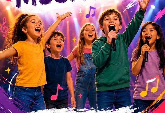 Affiche, Ateliers Comédie Musicale : les Enchantés