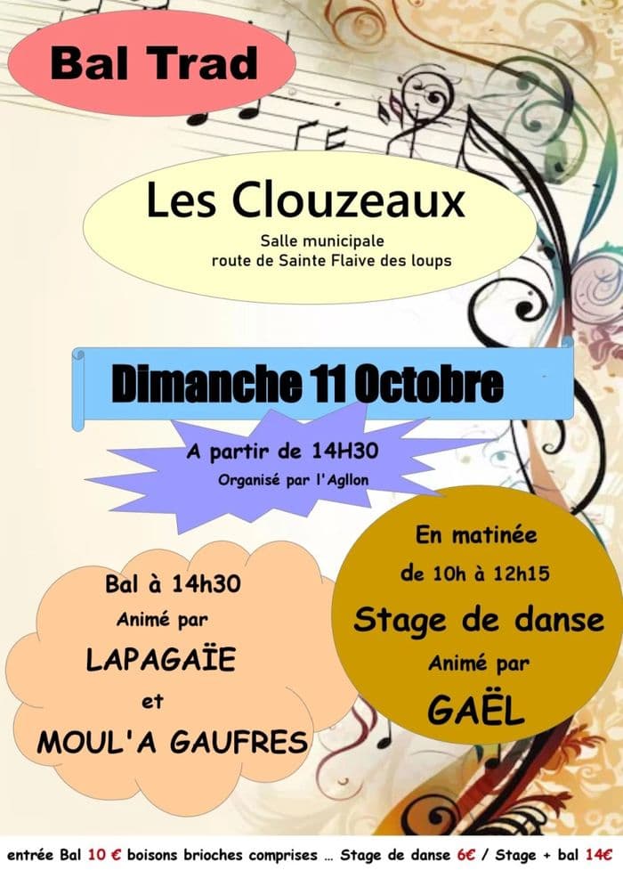 Affiche, Bal Trad