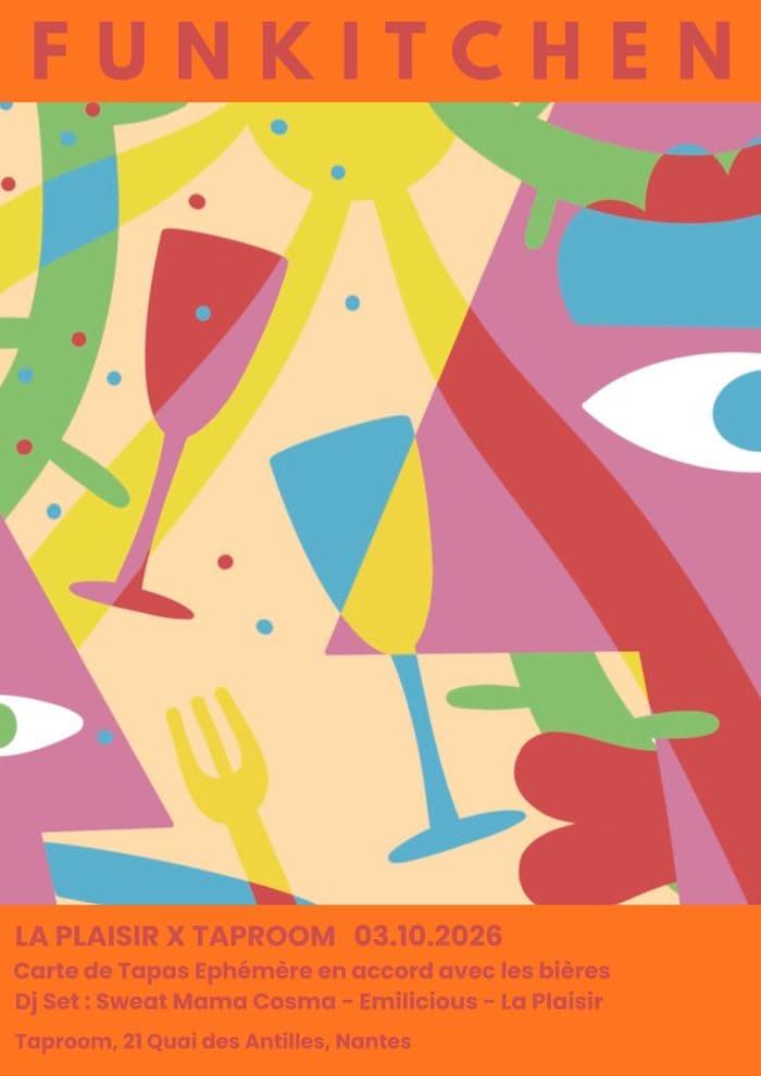Affiche, LA PLAISIR MUSIC & FOOD x TAPROOM