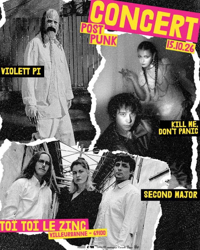 Affiche, VioleTT Pi + Kill Me Don’t Panic + Second Major