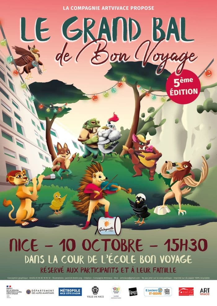 Affiche, Grand Bal de Bon Voyage 5e édition