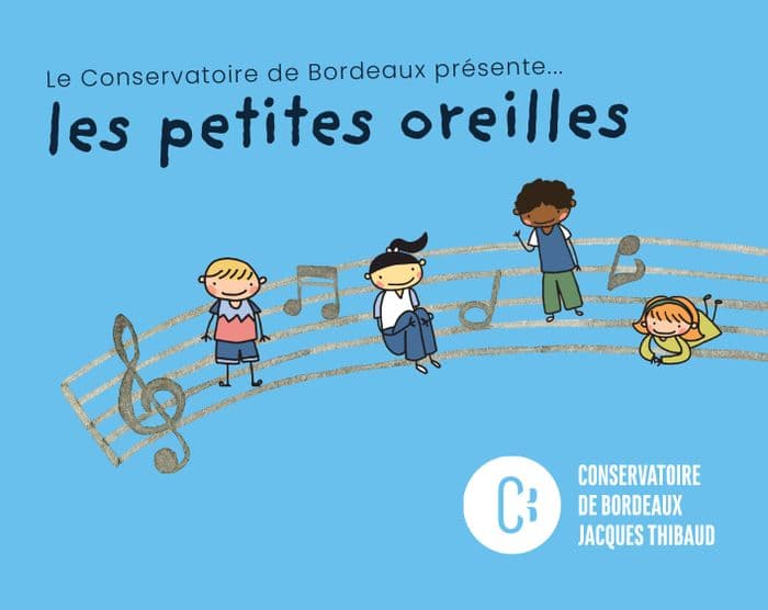 Affiche, Les petites oreilles : le piano