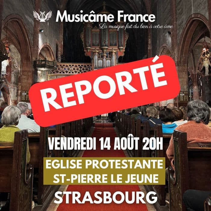 Affiche, Concert de musique classique à Strasbourg – Ensemble Musicâme France